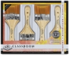 Golden Taklon Large Area Brushes, Set Of 12