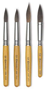 Hair Brush - Escoda Squirrel Hair Ceramic Brushes
