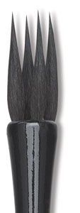 Luco Black Squirrel Round Brushes