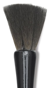 Luco Black Squirrel Square Brushes