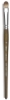 Silver Brush Monza Synthetic Mongoose Short Filbert