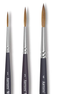Winsor & Newton Artists' Rigger Watercolor Brushes