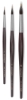 Da Vinci Maestro Kolinsky Special Inlaid <nobr>Liner Brushes</nobr>