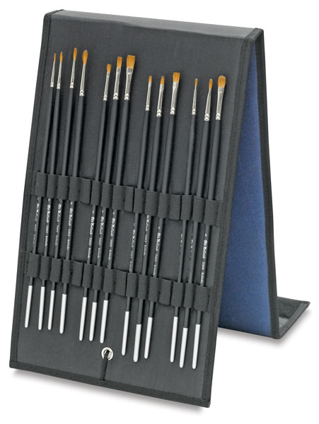 Kolinsky Sable Brush Easel Gift Set