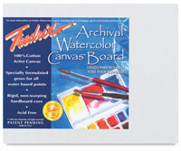 Fredrix Archival Watercolor Canvas Boards