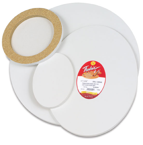 Oval Pre-Stretched Canvases