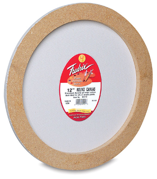Round Pre-Stretched Canvas