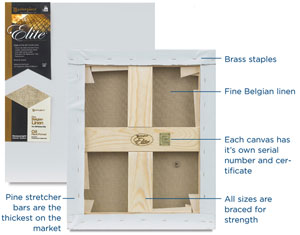 masterpiece elite heavy weight 1 1 2 profile linen canvas canvas