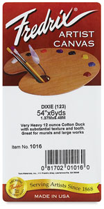 Fredrix Style 123 Dixie Cotton Canvas Rolls