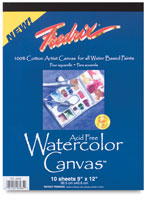 Fredrix Archival Watercolor Canvas Pads