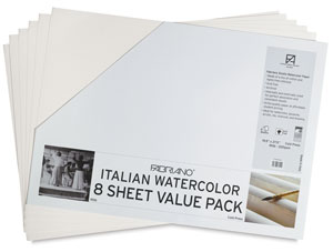 Fabriano Italian Watercolor Paper Value Pack