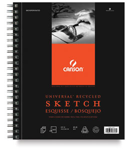 Canson 100% Recycled Heavyweight Sketch Pad