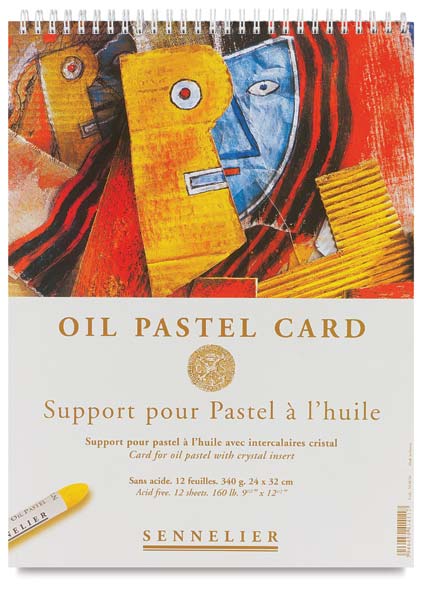 Oil Pastel Card, 12-Sheet Pad