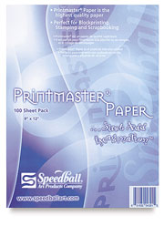 Speedball Printmaster Paper Packs Block Printing