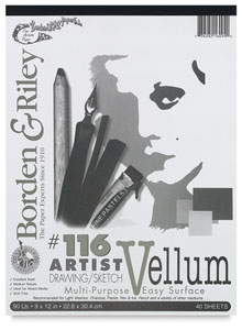 Borden & Riley #116 Artist Sketch Vellum
