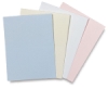 Pale Blue, Soft White, White, and Pale Pink