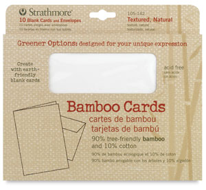 Bamboo Cards and Envelopes  Box of 10