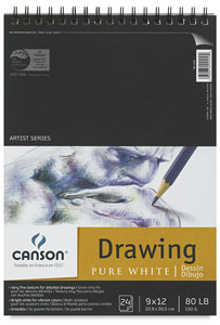 Canson Pure White Drawing Pad