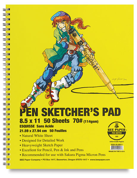 8&frac12;" &times; 11" Pad, Portrait