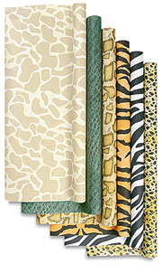 Fadeless Embossed Safari Prints