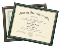 Wooden Diploma Frames