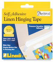 Lineco Self-Adhesive Linen Hinging Tape
