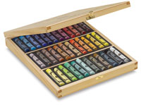 Sennelier Pastels in Wooden Case
