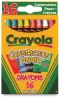 Construction Paper Crayons, Set of 16