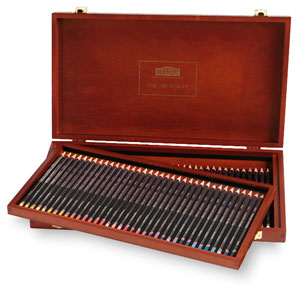 Studio Colored Pencil Wooden Box Set