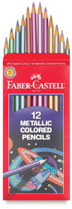 Metallic Pencils, Set of 12 Metallic Pencils, Set of 12