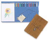 Suede-Wrapped Colored Pencil Sets