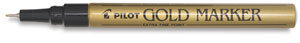 Pilot Gold and Silver Marking Pens