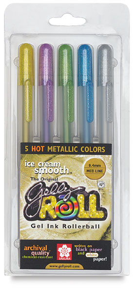 Hot Metallic Colors Set