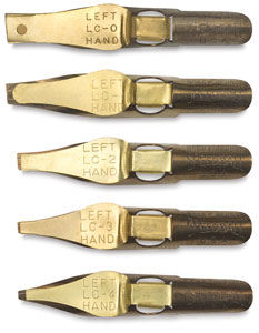 Left Hand Nibs, Set of 5 Left Hand Nibs, Set of 5