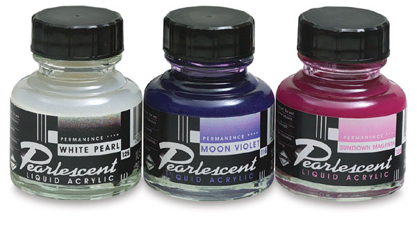 Pearlescent Liquid Acrylic Artist's Inks