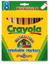 Crayola Classic Washable Markers Multicultural Set