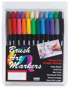 Brush Markers, Set of 24 Brush Markers, Set of 24