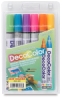 Hot Colors Set of 6, Broad Tip