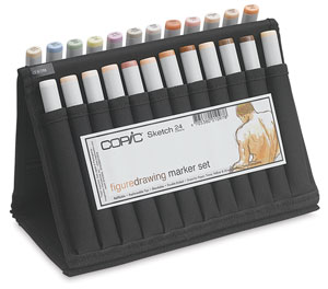 Figure Drawing Wallet Set includes 24 sketch markers