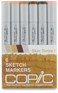 Skin Tones 1, Set of 6
