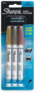 Set of 3, Metallic Colors