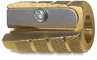 Alvin Brass Bullet Pencil Sharpener