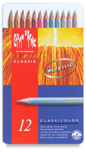Caran d'Ache Metallic Watercolor Pencils