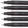 Black Fine Line Markers, Set of 5 Black Fine Line Markers, Set of 5