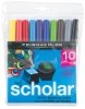 Brush Tip Markers, Set Of 10