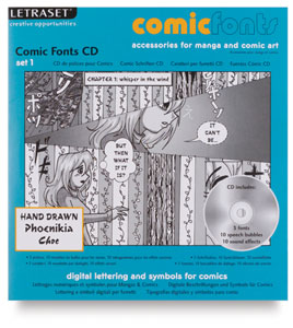 Comic Fonts CD Set 1