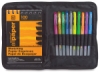 Loew-Cornell Canvas Roll Gel Pen Set