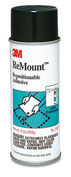 3M Remount Repositionable Adhesive Spray
