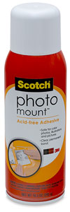 3M Photo Mount Spray Adhesive