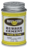 Rubber Cement,  Metal Can with Brush 